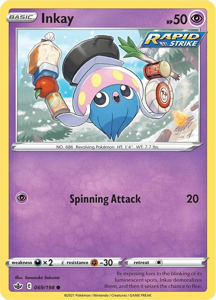 Image for Inkay (069/198) (SWSH06) - Pokemon