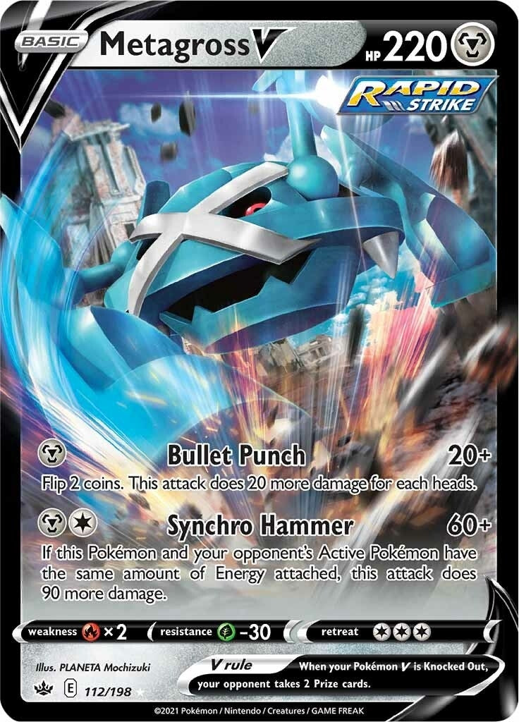 Image for Metagross V (112/198) (SWSH06) - Pokemon