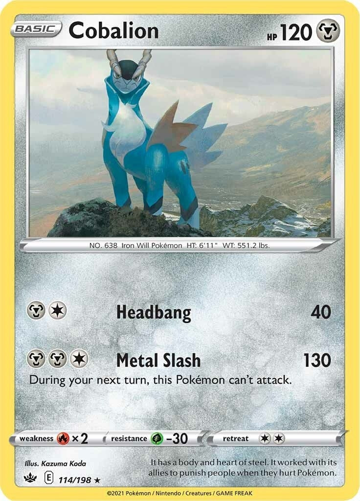 Image for Cobalion (114/198) (SWSH06) - Pokemon