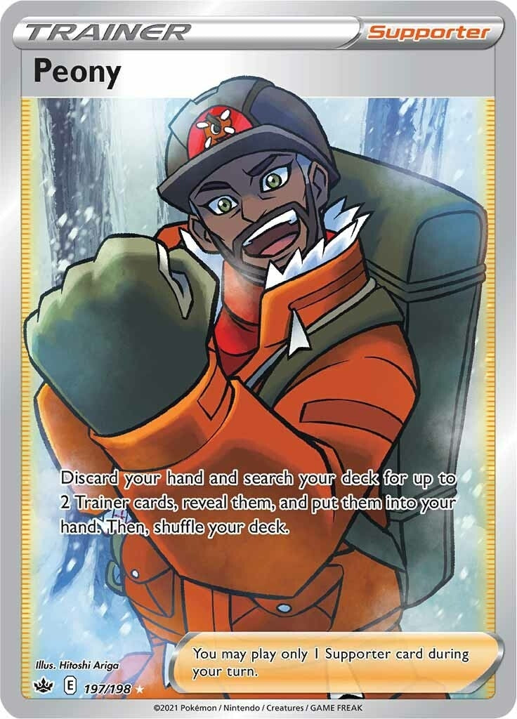 Image for Peony (Full Art) (197/198) (SWSH06) - Pokemon