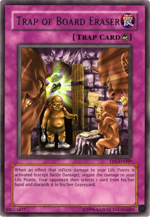 Image for Trap of Board Eraser (TP5-EN009) (TP5) - YuGiOh