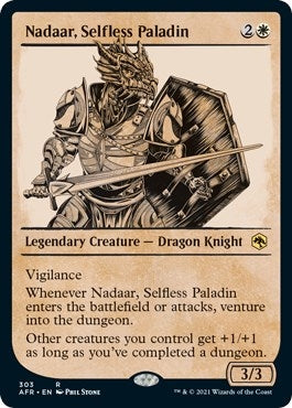 Image for Nadaar, Selfless Paladin (Showcase) (303) (Adventures in the Forgotten Realms) - Magic: The Gathering