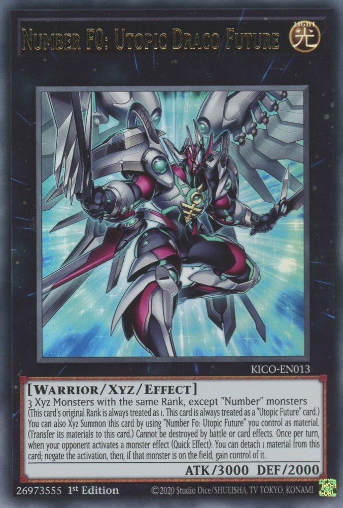 Image for Number F0: Utopic Draco Future (KICO-EN013) (KICO) - YuGiOh