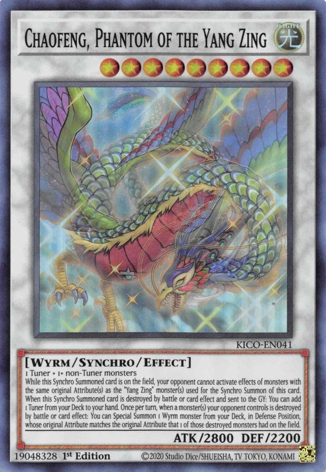 Image for Chaofeng, Phantom of the Yang Zing (KICO-EN041) (KICO) - YuGiOh