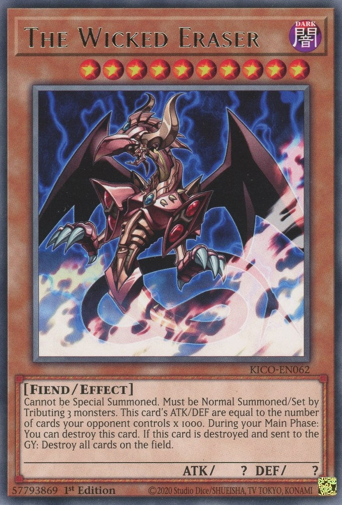 Image for The Wicked Eraser (KICO-EN062) (KICO) - YuGiOh