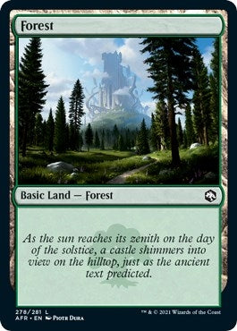Image for Forest (278) (278) (Adventures in the Forgotten Realms) - Magic: The Gathering