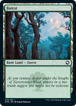 Image for Forest (279) (279) (Adventures in the Forgotten Realms) - Magic: The Gathering