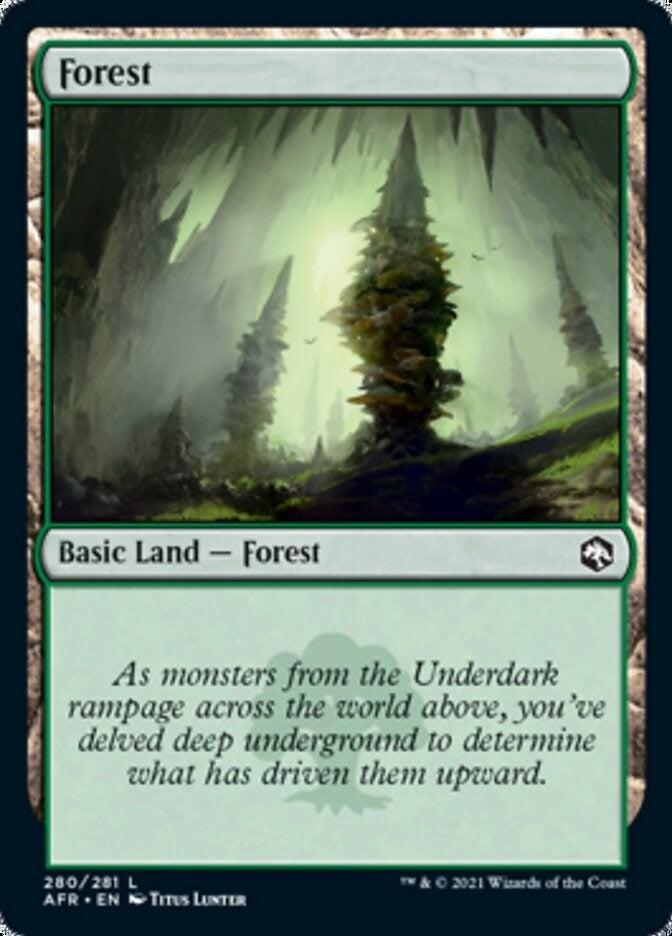 Image for Forest (280) (280) (Adventures in the Forgotten Realms) - Magic: The Gathering