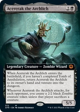 Image for Acererak the Archlich (Extended Art) (372) (Adventures in the Forgotten Realms) - Magic: The Gathering