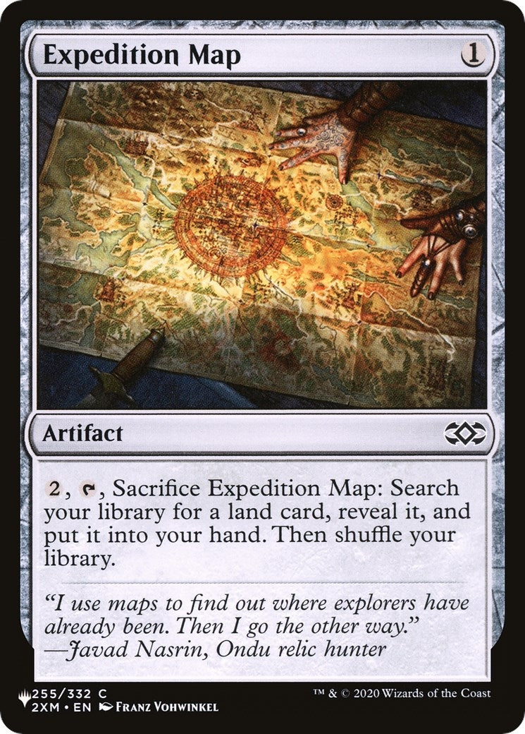 Image for Expedition Map (255/332) (The List Reprints) - Magic: The Gathering