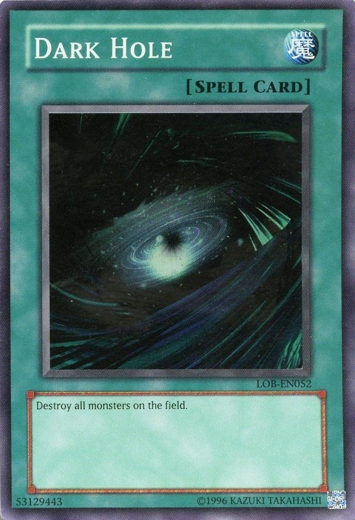 Image for Dark Hole (LOB-EN052) (Legend of Blue Eyes White Dragon (Worldwide English)) - YuGiOh