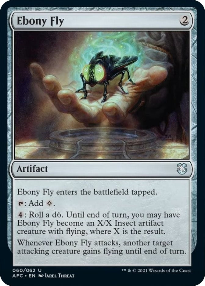 Image for Ebony Fly (60) (Adventures in the Forgotten Realms) - Magic: The Gathering