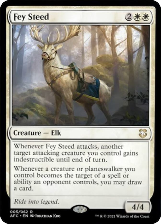 Image for Fey Steed (5) (Adventures in the Forgotten Realms) - Magic: The Gathering