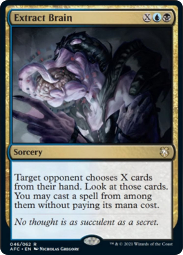 Image for Extract Brain (46) (Adventures in the Forgotten Realms) - Magic: The Gathering