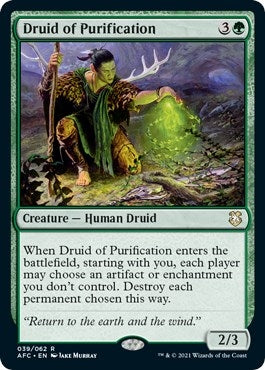 Image for Druid of Purification (39) (Adventures in the Forgotten Realms) - Magic: The Gathering
