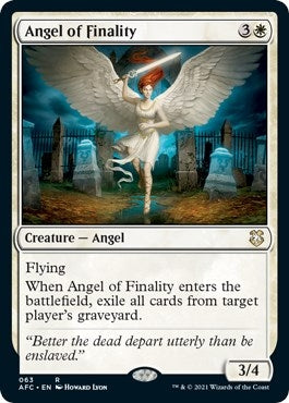 Image for Angel of Finality (63) (Adventures in the Forgotten Realms) - Magic: The Gathering
