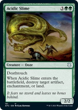 Image for Acidic Slime (151) (Adventures in the Forgotten Realms) - Magic: The Gathering