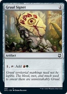 Image for Gruul Signet (207) (Adventures in the Forgotten Realms) - Magic: The Gathering