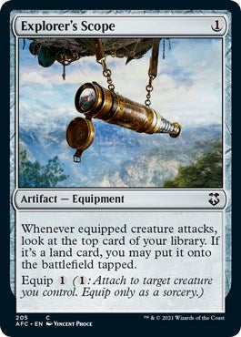 Image for Explorer's Scope (205) (Adventures in the Forgotten Realms) - Magic: The Gathering