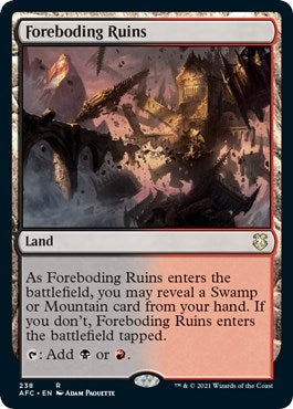 Image for Foreboding Ruins (238) (Adventures in the Forgotten Realms) - Magic: The Gathering