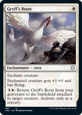 Image for Gryff's Boon (67) (Adventures in the Forgotten Realms) - Magic: The Gathering