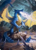 Image for Blue Dragon Art Card (73) (Adventures in the Forgotten Realms) - Magic: The Gathering