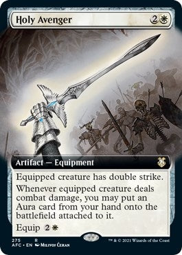 Image for Holy Avenger (Extended Art) (275) (Adventures in the Forgotten Realms) - Magic: The Gathering