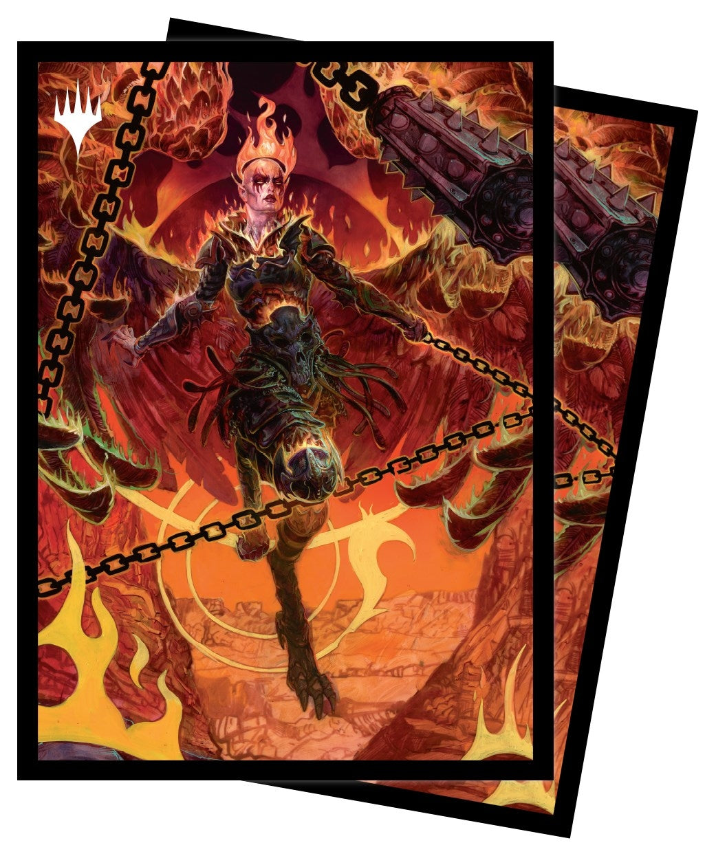 Image for Adventures in the Forgotten Realms Zariel, Archduke of Avernus Standard Deck Protector sleeves for Magic (100-Pack) - Card Sleeves