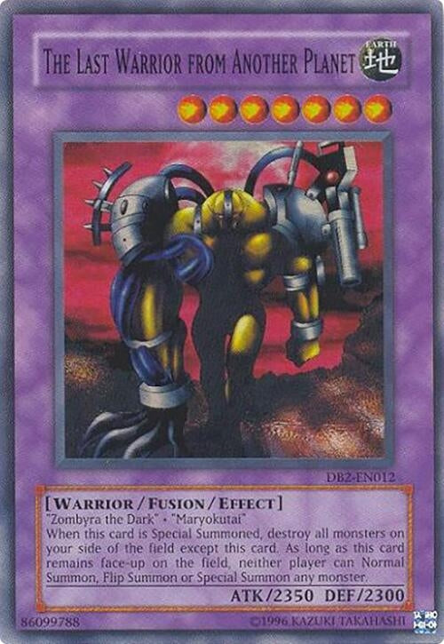 Image for The Last Warrior from Another Planet (DB2-EN012) (DB2) - YuGiOh