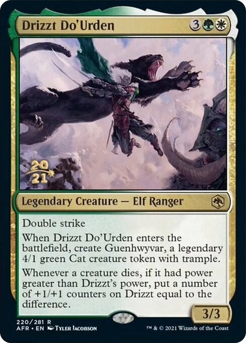 Image for Drizzt Do'Urden (220) (Prerelease Cards) - Magic: The Gathering