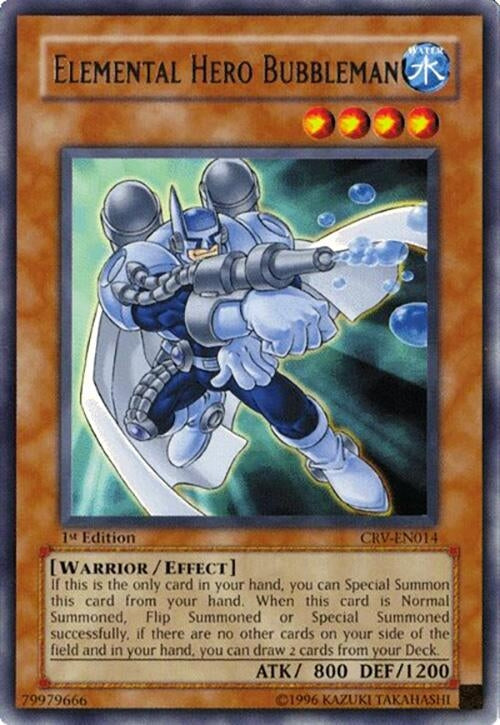 Image for Elemental Hero Bubbleman (CRV-EN014) (CRV) - YuGiOh