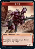 Image for Devil // Angel Double-Sided Token (11 // 1) (Adventures in the Forgotten Realms) - Magic: The Gathering