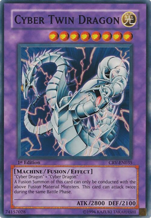 Image for Cyber Twin Dragon (CRV-EN035) (CRV) - YuGiOh