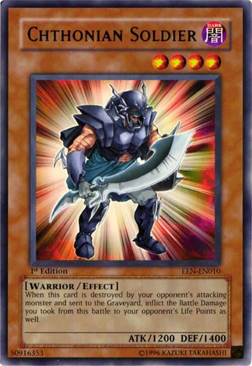 Image for Chthonian Soldier (EEN-EN010) (EEN) - YuGiOh
