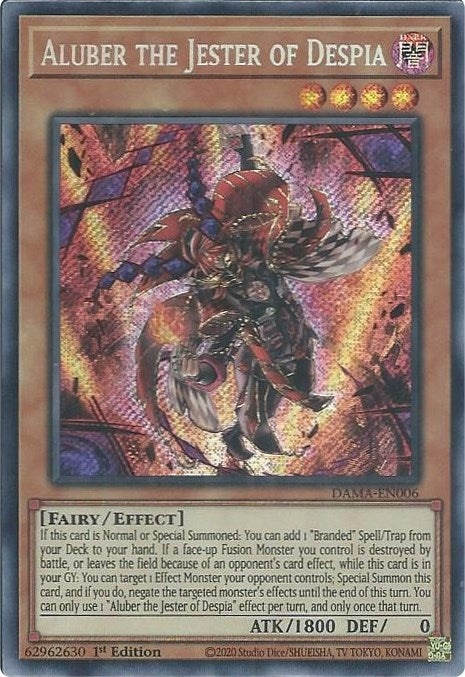 Image for Aluber the Jester of Despia (DAMA-EN006) (DAMA) - YuGiOh