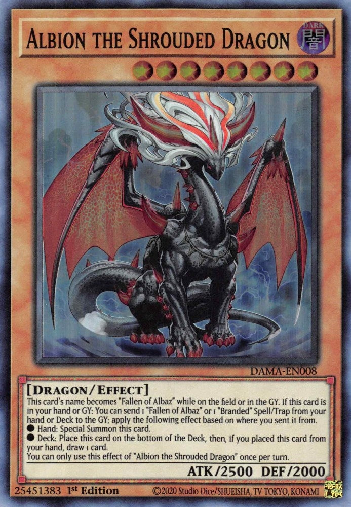 Image for Albion the Shrouded Dragon (DAMA-EN008) (DAMA) - YuGiOh