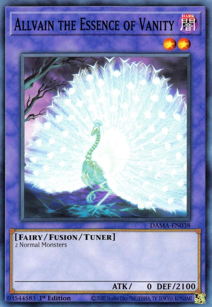 Image for Allvain the Essence of Vanity (DAMA-EN038) (DAMA) - YuGiOh