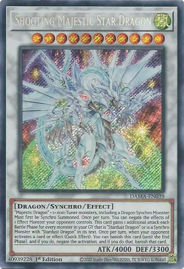Image for Shooting Majestic Star Dragon (DAMA-EN039) (DAMA) - YuGiOh