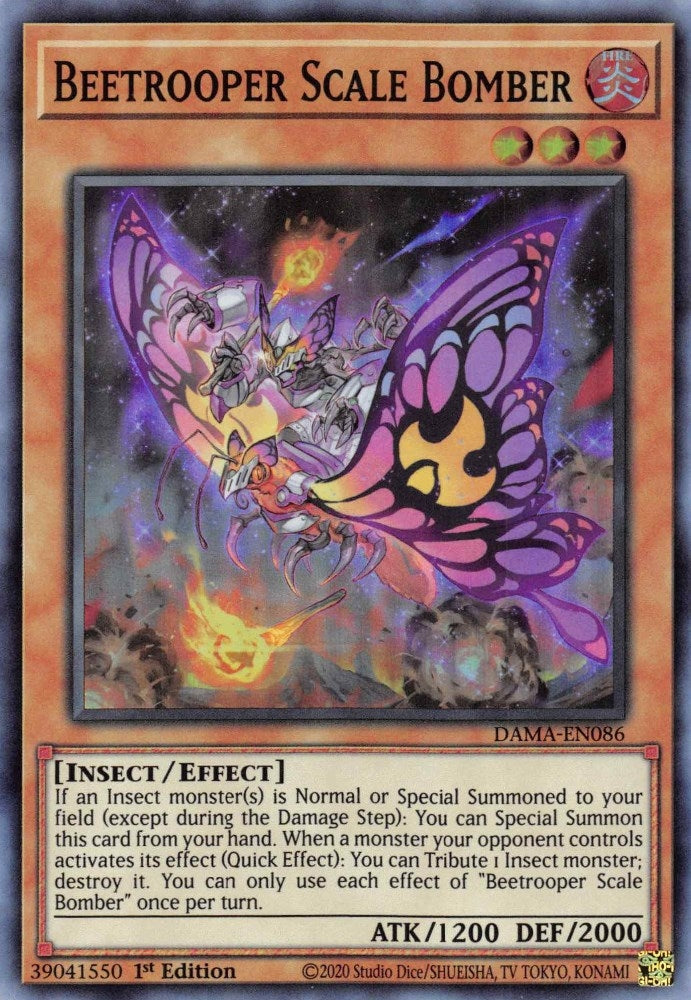 Image for Beetrooper Scale Bomber (DAMA-EN086) (DAMA) - YuGiOh