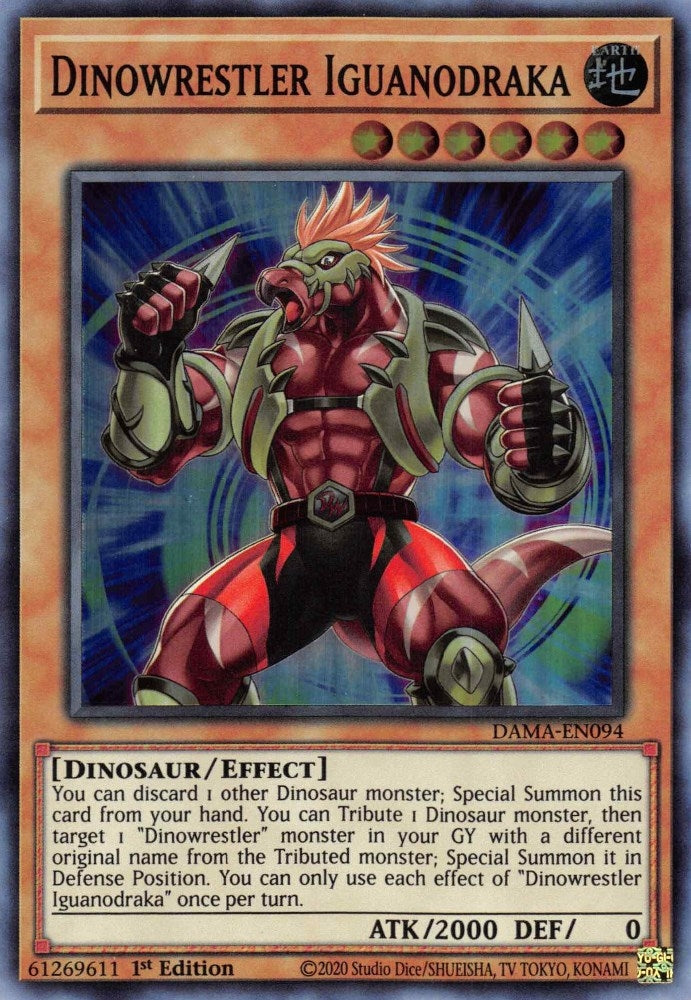 Image for Dinowrestler Iguanodraka (DAMA-EN094) (DAMA) - YuGiOh