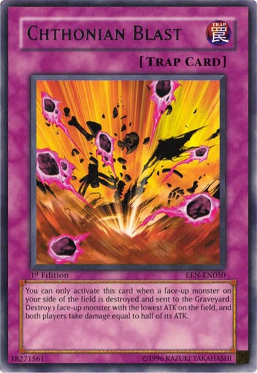 Image for Chthonian Blast (EEN-EN050) (EEN) - YuGiOh