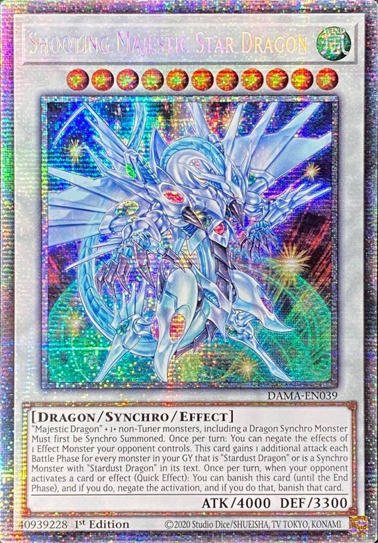Image for Shooting Majestic Star Dragon (Starlight Rare) (DAMA-EN039) (DAMA) - YuGiOh