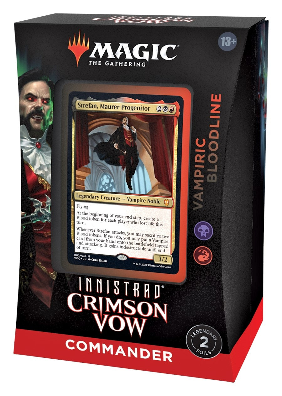 Image for Innistrad: Crimson Vow Commander Deck - Vampiric Bloodline - Magic: The Gathering