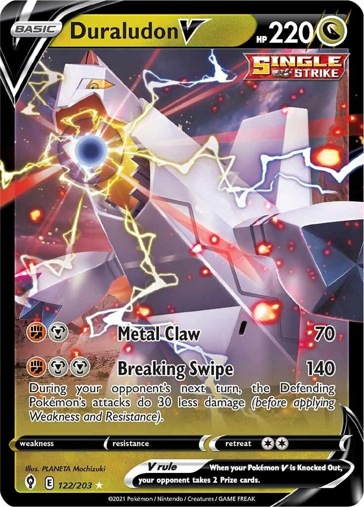 Image for Duraludon V (122/203) (SWSH07) - Pokemon