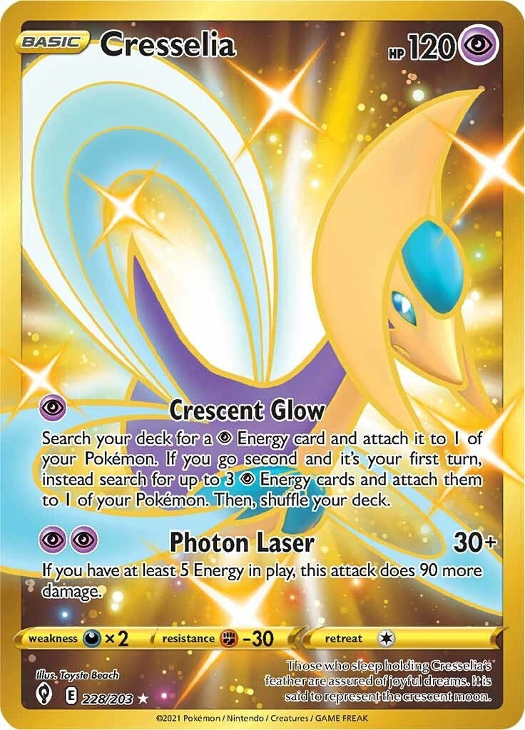 Image for Cresselia (Secret) (228/203) (SWSH07) - Pokemon