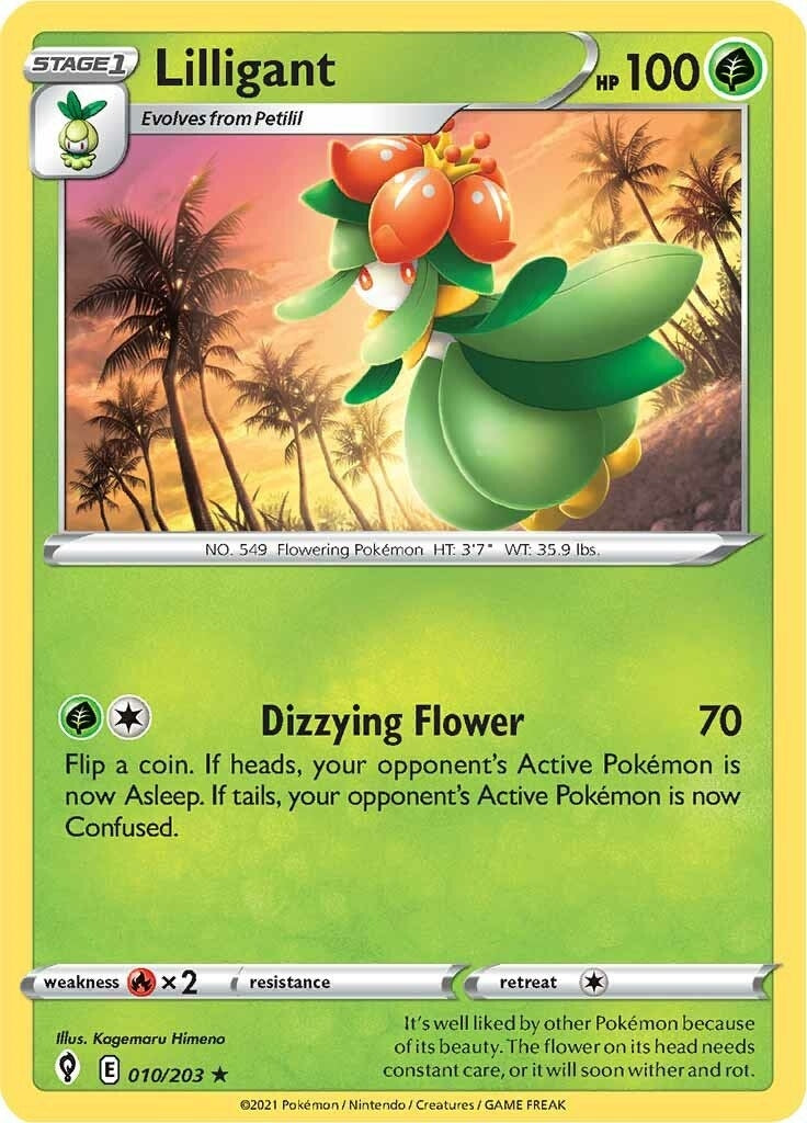 Image for Lilligant (010/203) (SWSH07) - Pokemon