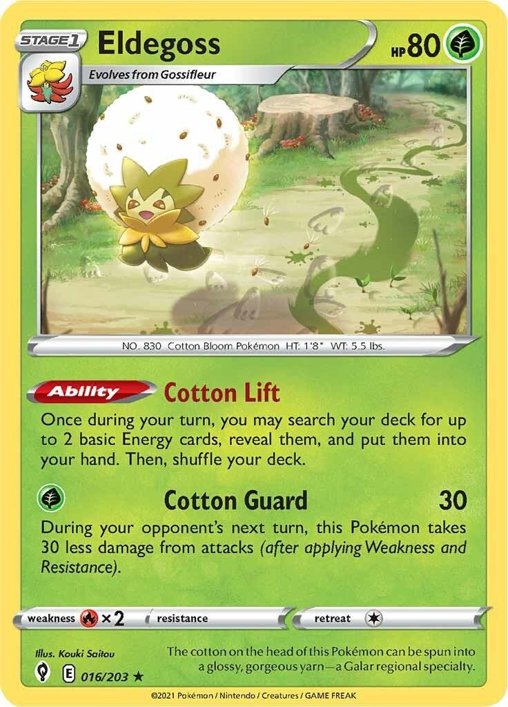 Image for Eldegoss (016/203) (SWSH07) - Pokemon