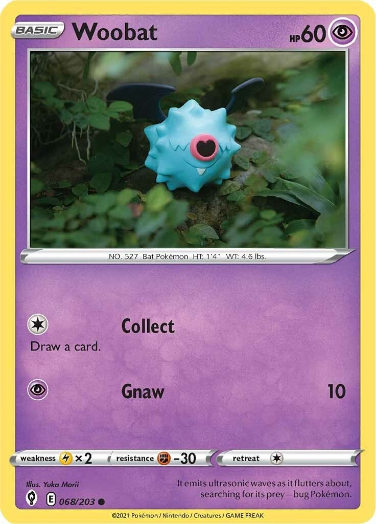 Image for Woobat (068/203) (SWSH07) - Pokemon