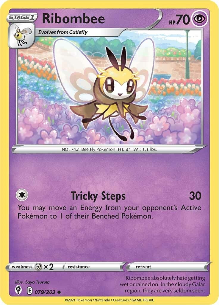 Image for Ribombee (079/203) (SWSH07) - Pokemon