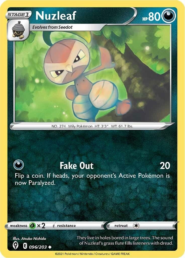 Image for Nuzleaf (096/203) (SWSH07) - Pokemon